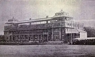 Cricket, WG Grace, 1891- Lords Pavilion.jpg