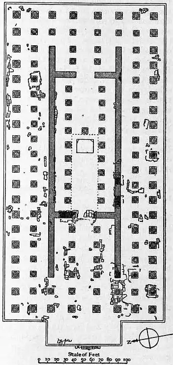 EB1911 Ephesus - Ground plan of the 6th Century (“Croesus”) Temple at Ephesus.jpg