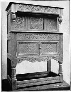 EB1911 Furniture Plate III 1. CARVED OAK SIDEBOARD.jpg