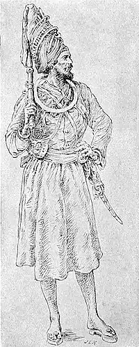 EB1911 India - Sikh vowed to the wearing of blue and steel.jpg