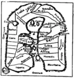 Fig. 7.—Map of Albi (8th century).