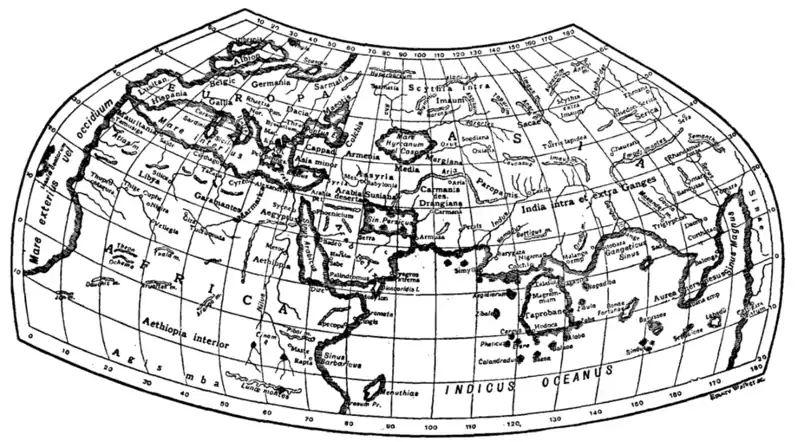 Fig. 3.—Ptolemy's Map.