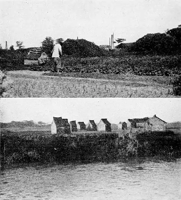 Farmers of forty centuries - Cluster of graves in brick vaults and isolated grave in garden.jpg