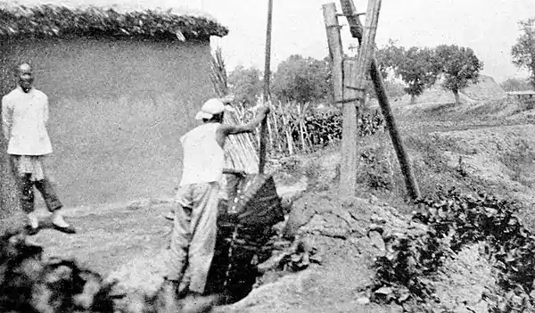 Farmers of forty centuries - Well sweep and bucket used for irrigation in Chihli, China.jpg