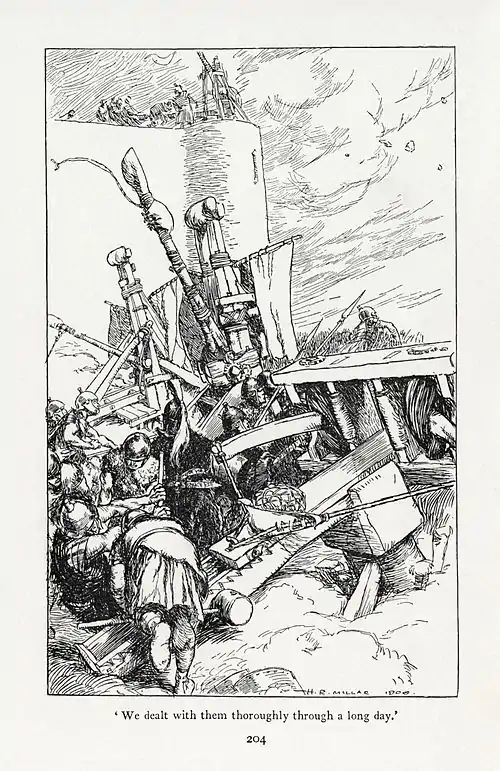 'We dealt with them thoroughly through a long day.'