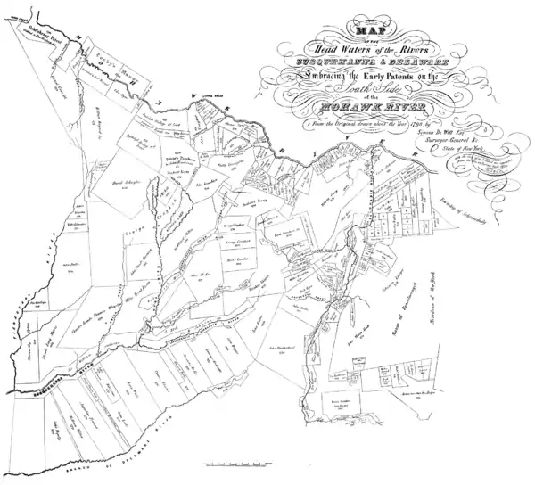Early Land Titles on the Frontier with dates and owners' names