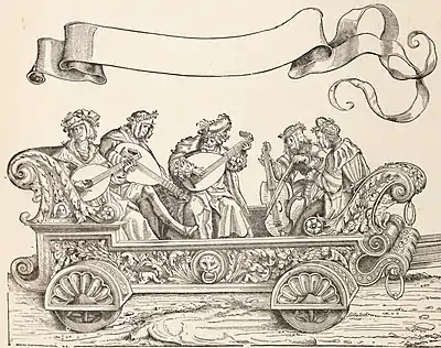 Fig. 44.—The Herald. From "The Triumph of Maximilian."