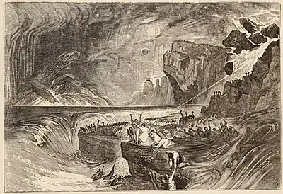 Fig. 76.—The Deluge. Engraved by J. F. Adams.