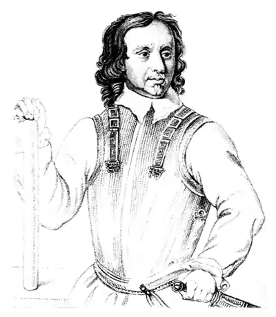 Hudibras, 1859 - Plate - Oliver Cromwell.png