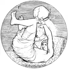 Illustration inset at page 39 of Indian Fairy Tales (1892).png