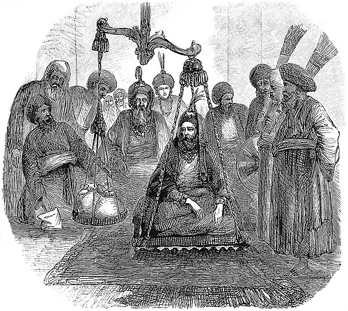 Land of the Veda - Weighing of the Emperor in the Dewan Khass.jpg