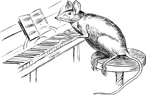 More Nonsense, Pictures, Rhymes, Botany, etc. (1872), The Melodious Meritorious Mouse.jpg