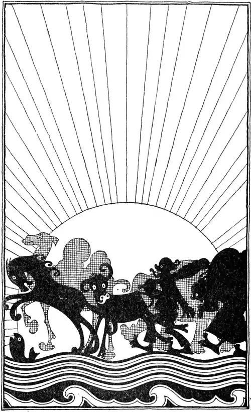 Rootabaga Stories - Away off where the sun was coming up, there were people and animals.png