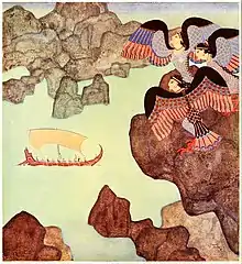 Tanglewood tales - Dulac plate facing page 128.jpg