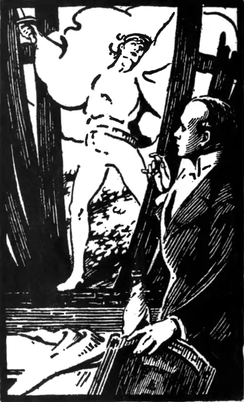 The Napoleon of Notting Hill - In the dark entrance there appeared a flaming figure.png