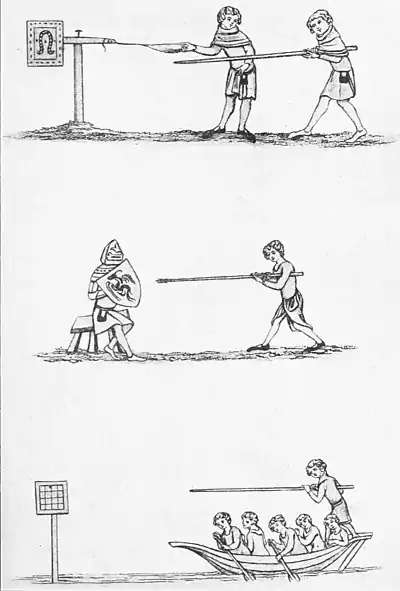 The Quintain. (From Strutt's 'Sports and Pastimes.').jpg