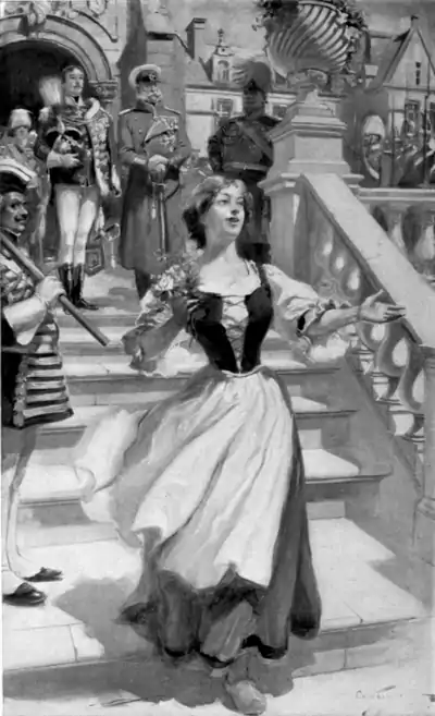 They acclaimed her the queen.