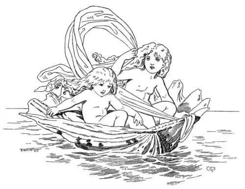 FAIRIES IN BOAT