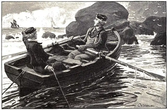 "Rev'nue cutter," said Hezz shortly.