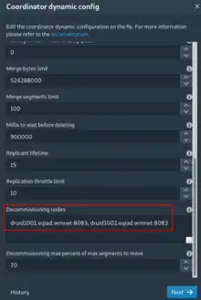 Decommissioning druid historical nodes