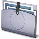 Symbole associé à un dossier informatique.