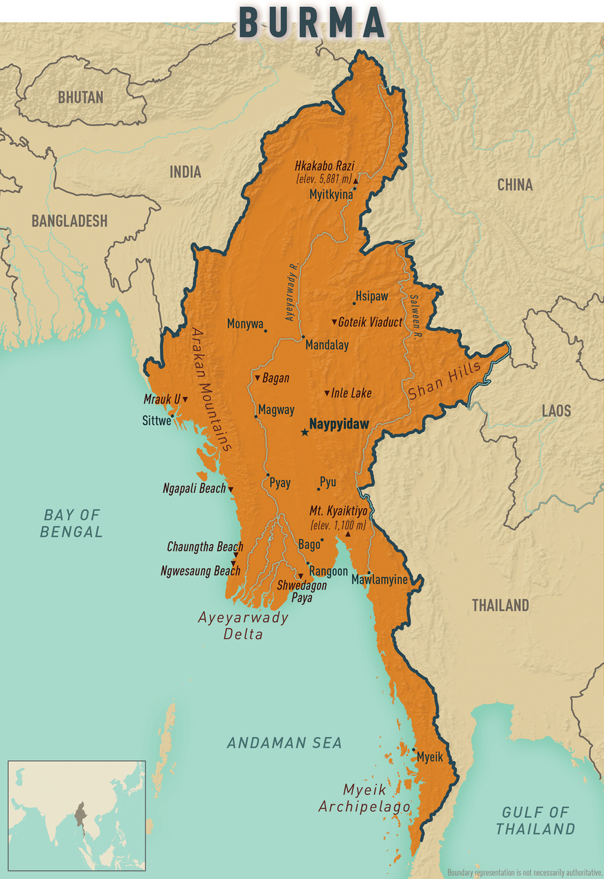 Map 10-11 Burma (Myanmar)